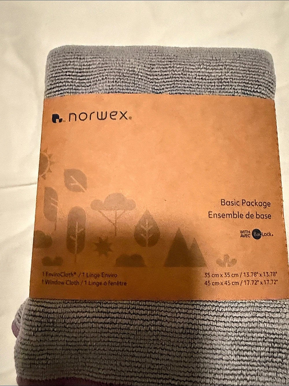 Norwex Basic Package Gray & Purple NWT